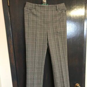 Reitmans Ladies Plaid Pants Size 8 NEW WITHOUT TAGS